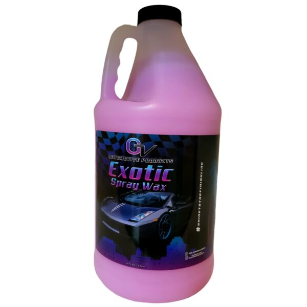 exotic spray wax gallon