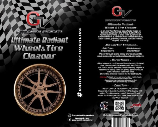 ultimate radiant wheel & tire cleaner gallon