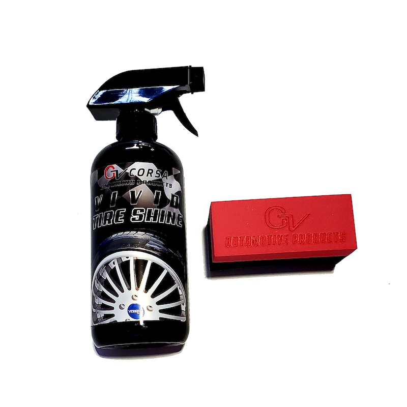Vivid Tire Shine and Applicator Combo - GV Automotive Products