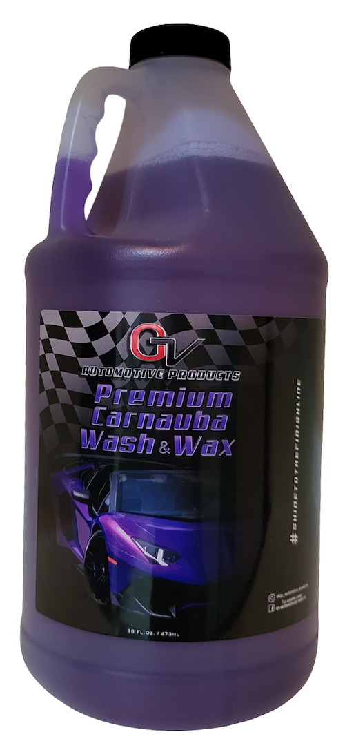 carnauba wash & wax gallon bottle